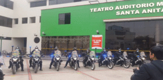 Municipalidad de Santa Anita refuerza seguridad del distrito con 30 motos Pulsar NS200 FI