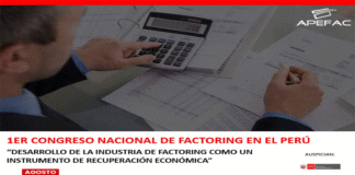 Este 18 y 19 de agosto se desarrollará el primer congreso nacional de FACTORING organizado por APEFAC