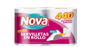 NOVA presenta las primeras servilletas en rollo en el Perú