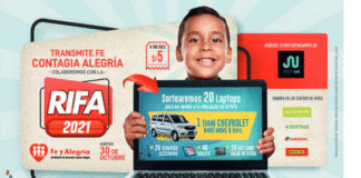 Fe y Alegría Lanza La Gran Rifa 2021: “Trasmite Fe, Contagia Alegría”