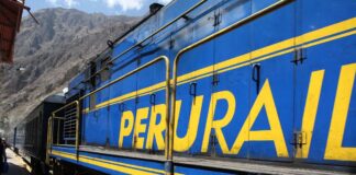 PeruRail comunico deslizamiento de rocas y tierra por el cauce del Río Alcamayo, en Machupicchu.