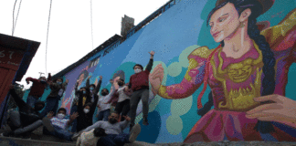 Mural más grande del Perú se inaugura en el Cerro San Cristóbal