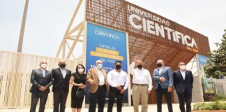 Alcalde Jorge Muñoz inaugura el nuevo campus de la Universidad Científica del Sur en Los Olivos