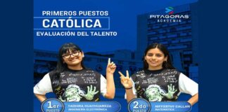 Alumnas de Colegio Nacional obtienen primer y segundo puesto en examen de admisión de la PUCP gracias a su preparación en reconocida academia