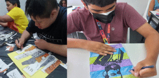 Niños y jóvenes con habilidades diferentes participan en talleres creativos