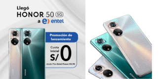 HONOR 50 ya disponible en Entel