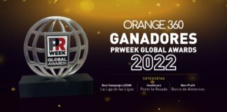 Orange 360 pone al Perú ante los ojos del mundo en los PRWeek Global Awards 2022