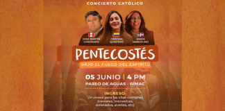 Celebra Pentecostés en el concierto gratuito “Bajo el fuego del Espíritu” organizado por el Arzobispado de Lima y Cáritas Lima