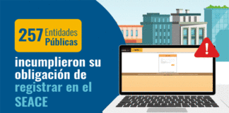 OSCE: Más de 250 entidades públicas incumplieron con registro de información sobre la ejecución de contratos públicos