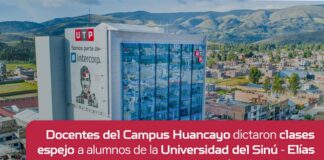 Docentes del Campus Huancayo de la UTP dictaron clases espejo con universidad colombiana.