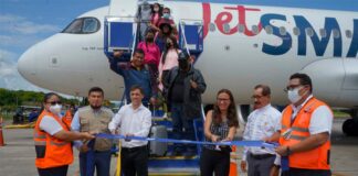 Aeropuertos del Perú inaugura el primer vuelo interregional en la ruta Arequipa – Tarapoto con la aerolínea JetSMART.