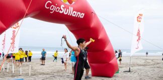 Caja Sullana impulsa natación en Aguas abiertas