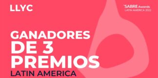 LLYC logra tres premios en los Latin America Sabre Awards 2022
