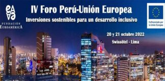 IV Foro Perú-Unión Europea: inversiones sostenibles para un desarrollo inclusivo