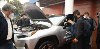 Toyota Mirai, vehículo propulsado a hidrógeno y otros modelos electrificados fueron presentados por primera vez en SENATI