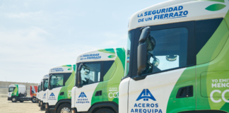 ACEROS AREQUIPA COMPROMETIDA CON EL TRANSPORTE SUSTENTABLE.