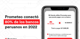 Plataforma open banking Prometeo logró conectar 80% de los bancos peruanos en 2022