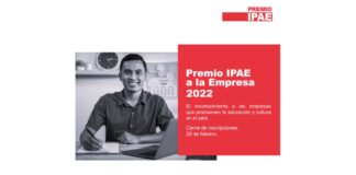 IPAE ACCIÓN EMPRESARIAL LANZA LA CONVOCATORIA PARA EL PREMIO IPAE A LA EMPRESA 2022