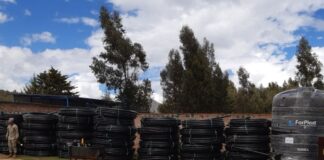 HUAMACHUCO: MINERA SUMMA GOLD ENTREGA RECURSOS PARA MEJORAR ABASTECIMIENTO DE AGUA POTABLE