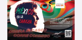 Checo Pérez invita a sus fans a diseñar su casco para el GP de México
