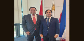 El presidente de Uruguay Luis Lacalle Pou recibió a Valentín Bueno, Ceo de SWI quien le presentó oficialmente los grandes desarrollos del grupo inversor