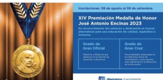 XIV Edición de la Medalla de Honor José Antonio Encinas 2023