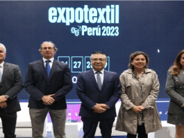 Presidente de la SNI, Jesús Salazar Nishi, inauguró feria Expotextil Perú 2023