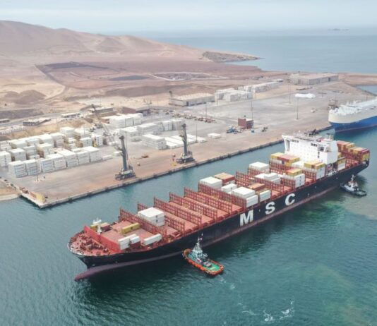 Puerto de Paracas: Primer envío de frutas del servicio directo de MSC hacia Europa y EEUU