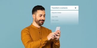 Realiza transferencias de dinero de manera fácil y segura usando tu celular
