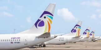 Arajet gana premio por modernidad de su flota de aviones