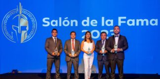 Pandero reconoció a su fuerza de ventas en ceremonia de premiación en el Salón de la Fama 2023