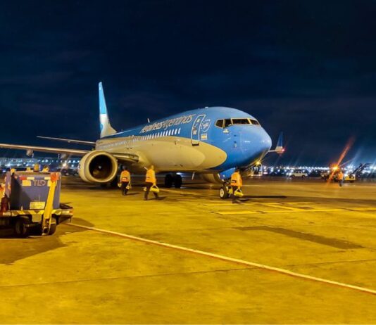 Talma amplía colaboración con Aerolíneas Argentinas y brindará servicio de operaciones de Carga