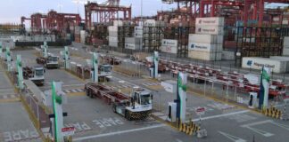 DP World es el primer terminal portuario de Latinoamérica en implementar una estación de carga para flota de camiones eléctricos