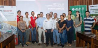 PERÚ COMPRAS orienta a productores de madera en Pucallpa para participar en los Catálogos Electrónicos