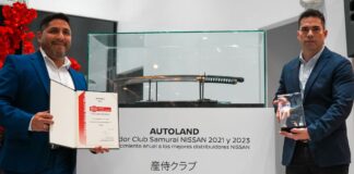 Autoland recibe el premio a mejor concesionario Nissan del Perú