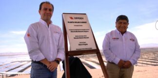 Minem y Orygen inauguran la Central Solar Clemesí en Moquegua