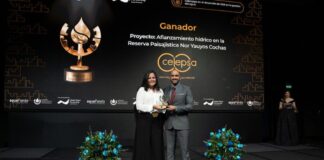 Celepsa recibe distinción de Aquafondo por su destacado liderazgo en la gestión sostenible del agua