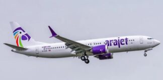 Arajet transporta en noviembre la cifra más alta de pasajeros de su historia