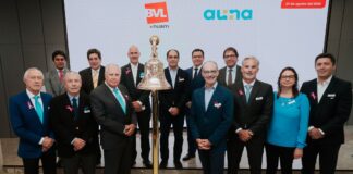 Auna celebra su ingreso a la Bolsa de Valores de Lima, convirtiéndose en la primera y única empresa de salud listada en el mercado peruano