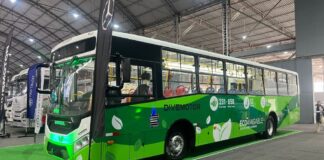 Divemotor presenta su bus a GNV en la Feria de Transporte Sostenible