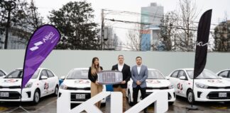 Kia impulsa su liderazgo corporativo con la entrega de flota del Kia Soluto, el auto más vendido del Perú