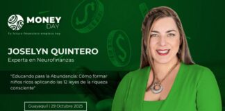 Joselyn Quintero destacará en la 2da edición de MoneyDay en Guayaquil
