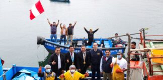 Chancay: Presidente Jerí y ministro de la Producción inauguran moderno desembarcadero artesanal que impulsará la pesca en la región