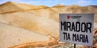 Southern Copper amplía hasta 2027 el plazo de su línea eléctrica Montalvo–Tía María