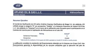 Upland Oil & Gas se pronuncia sobre decisión de PERUPETRO respecto al Lote 192