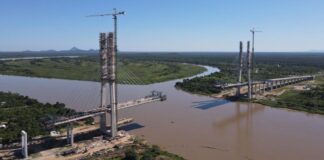 Puente Bioceánico está a 150 metros de concretar la unión entre Paraguay y Brasil
