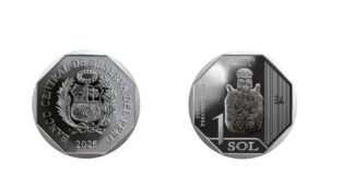 BCRP pone en circulación moneda de S/ 1 alusiva a la Cultura Nasca de la serie “Cerámica Precolombina Peruana”