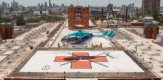 Gestión eficiente reactiva el helipuerto del Hospital Garrahan