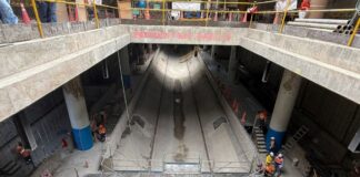 Estación San Marcos de Línea 2 alcanza 84% de avance en obras civiles