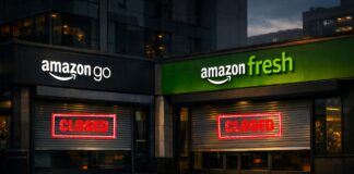 Amazon cerró sus tiendas físicas de comestibles frescos y tiendas Go Amazon